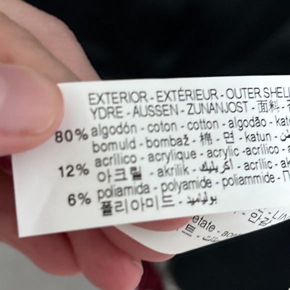 Zara Blazer Jacket M Black Red Tweed Fringe Classic Career Work Office Preppy - Picture 10 of 11